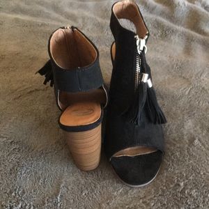 Charming Charlie Open Toe Booties